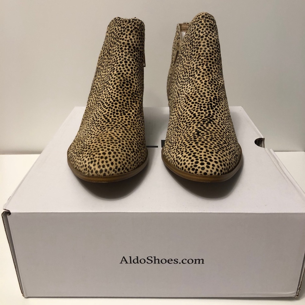 ALDO Kaicien Dotty Cheetah Ankle Boot 8.5 NIB - Picture 14 of 16